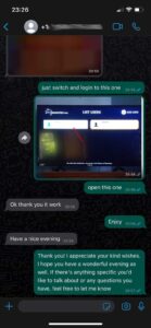 Client testimonial about IPTV service stability and HD channels